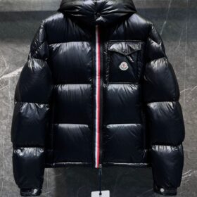 Glänzende Steppjacke