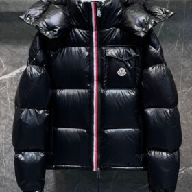 Glänzende Steppjacke