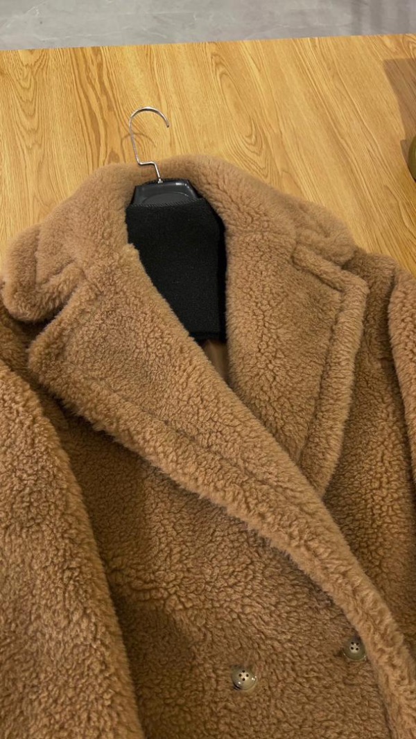 Teddybär Symbol Mantel braun