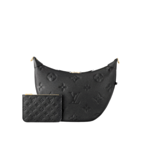 Loop Hobo Schwarz 38cm