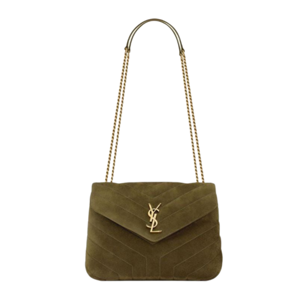 Loulou Samtgrün/Gold 32 cm