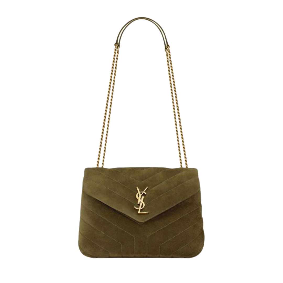 Loulou Samtgrün/Gold 32 cm