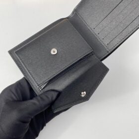 Marco Geldbörse Schwarz / Grau 11 cm