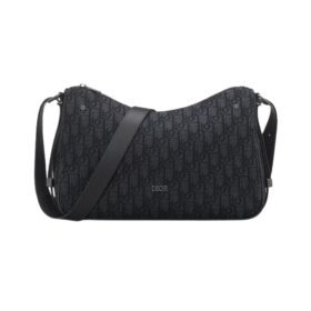 Zipped Hobo Schwarz 34 cm
