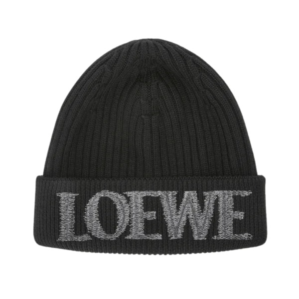 Beanie wool Schwarz