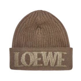 Beanie wool Hellbraun