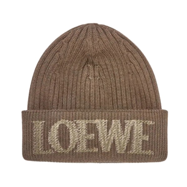 Beanie wool Hellbraun