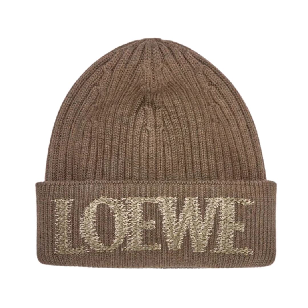 Beanie wool Hellbraun