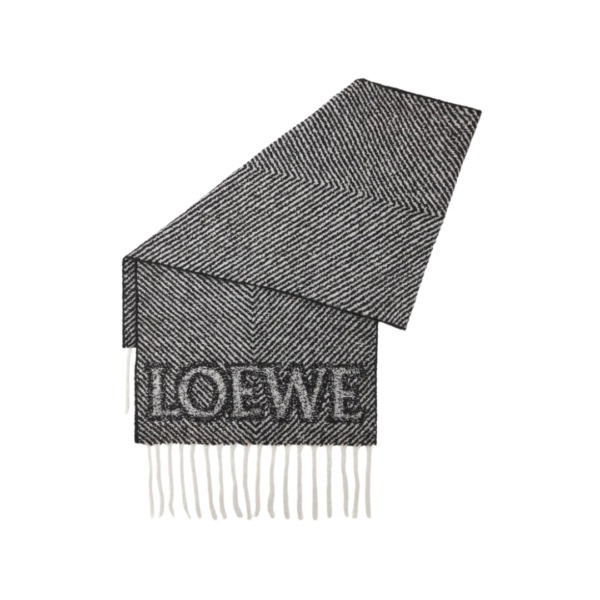 Alpaca Wool Schwarz/Weiß