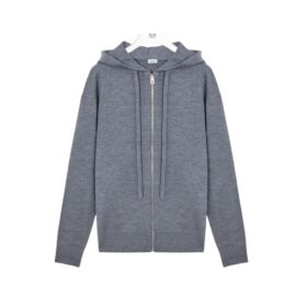 Anagram Zip Hoodie Grau