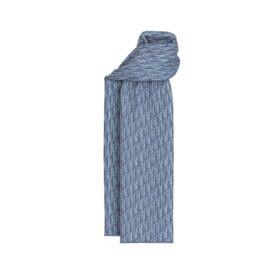 Oblique Stole Blau
