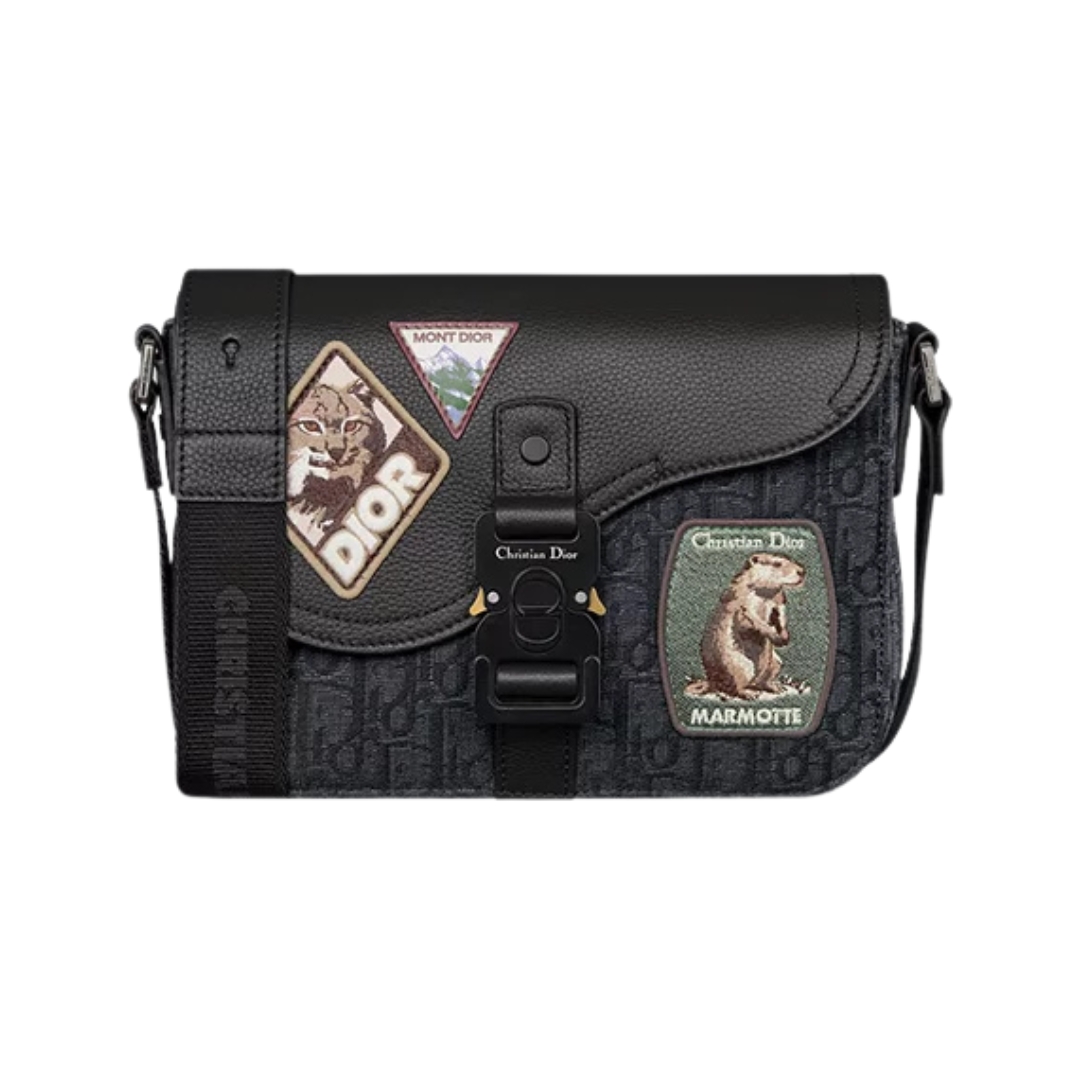 Saddle Messenger Schwarz 23 cm