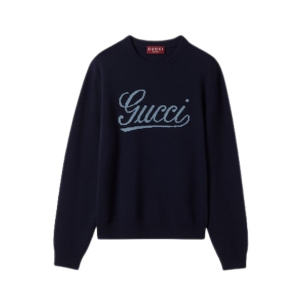 Knit Wool Marineblau