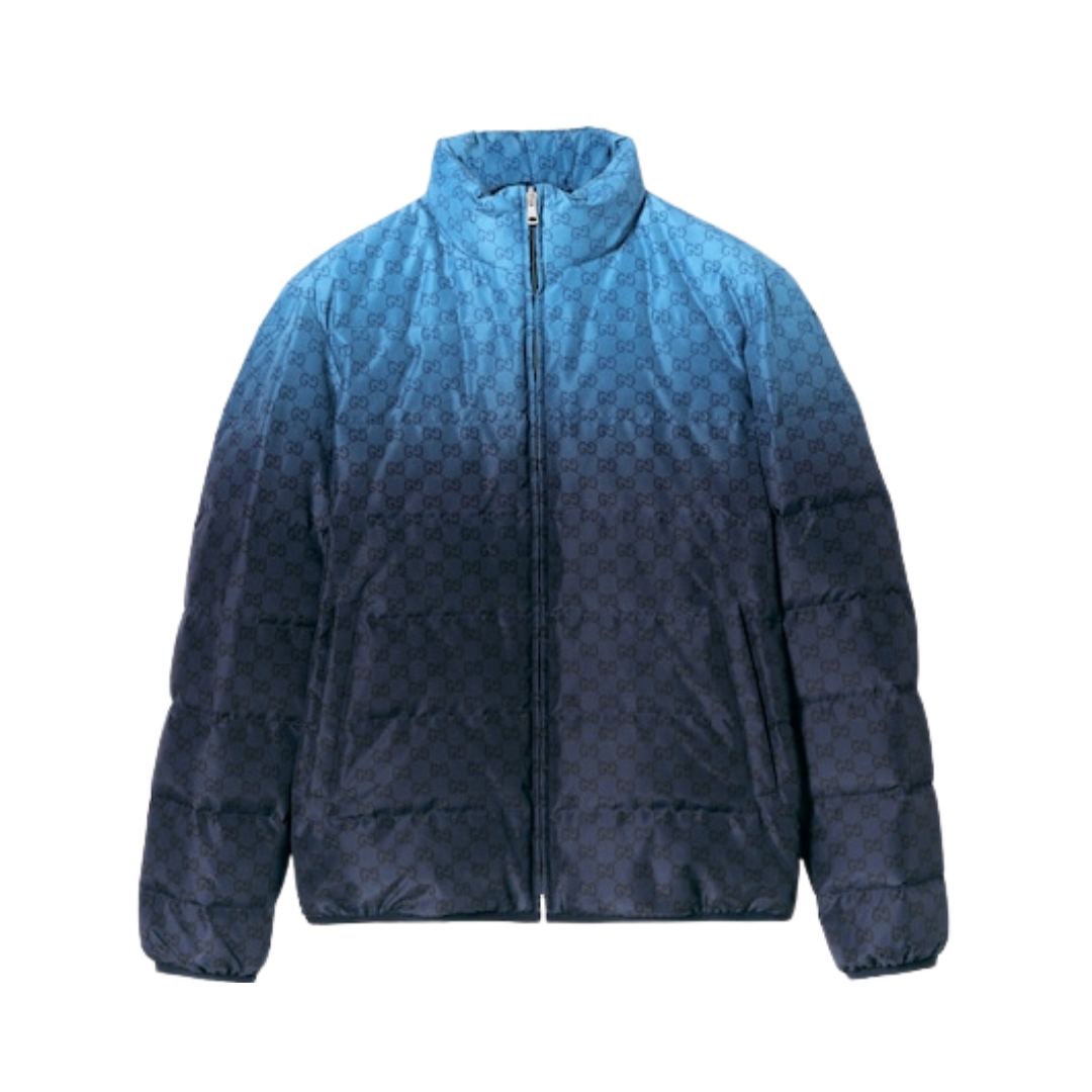 Printed Hellblau/Dunkelblau