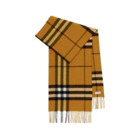 Check Cashmere Senfgelb