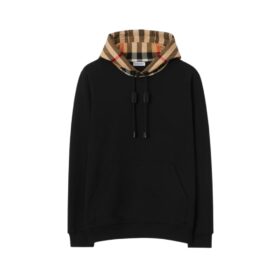 Check Hood Schwarz