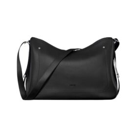 Zipped Hobo Schwarz 43 cm