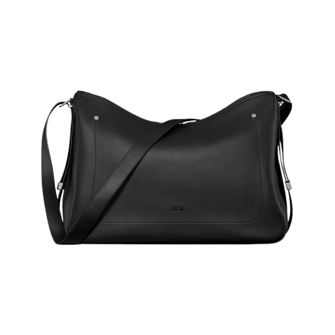 Zipped Hobo Schwarz 43 cm