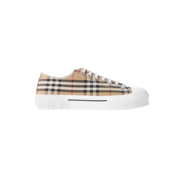 Check Sneaker Archivbeige