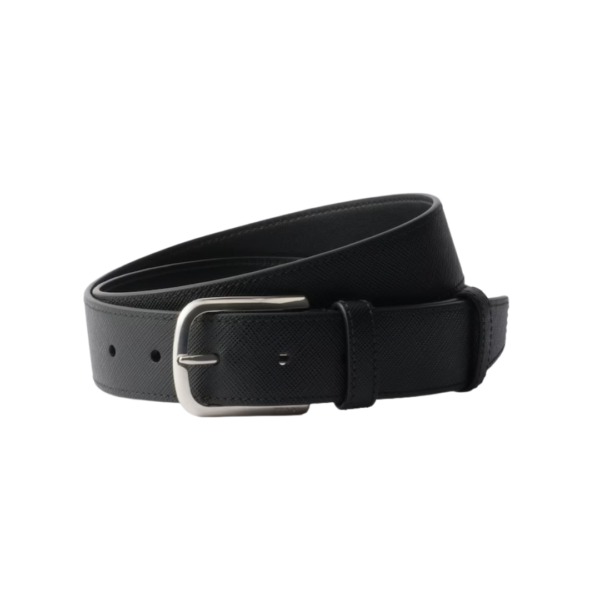 Saffiano Schwarz 3.3cm