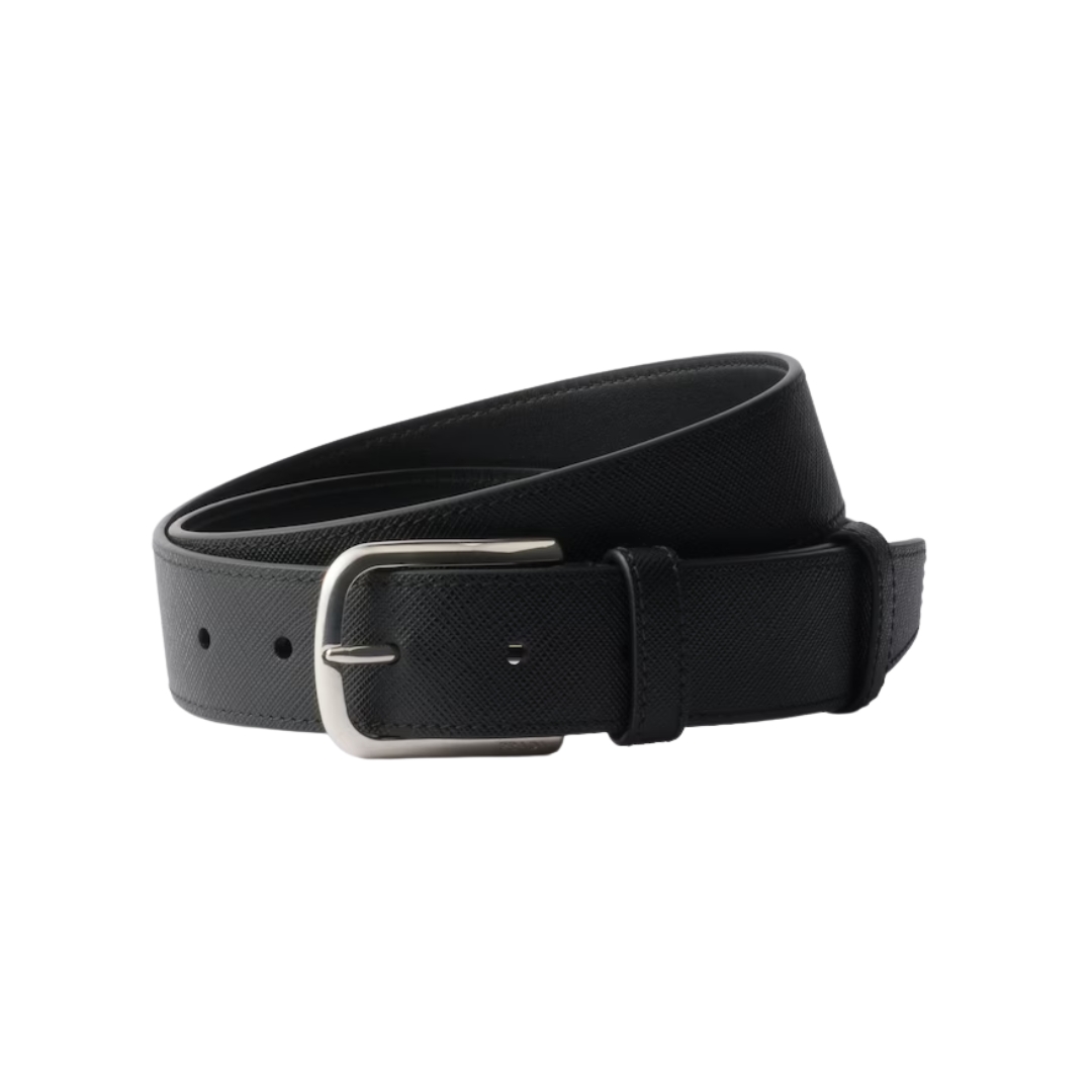 Saffiano Schwarz 3.3cm