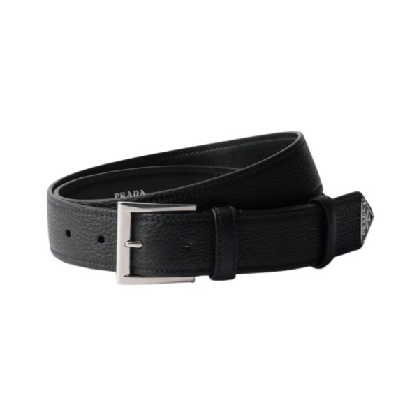Leather Schwarz 3 cm
