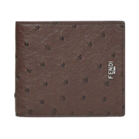 Ostrich Bifold Braun 3.6 cm