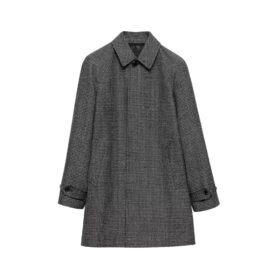 Wool Coat Schwarz/Weiß