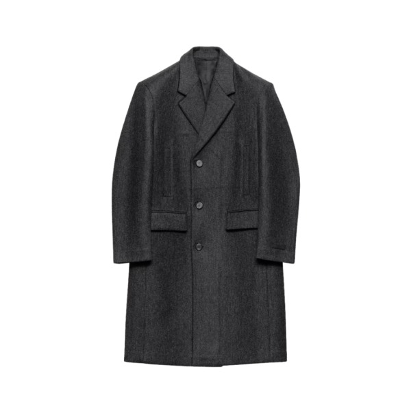 Wool Coat Schiefergrau