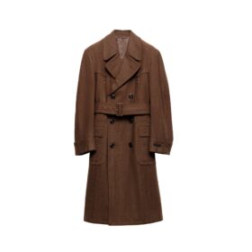Double Wool Tabakbraun