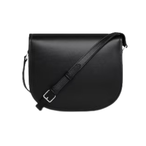 Medium Besace Schwarz 22cm