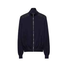 Zip Cashmere Marineblau