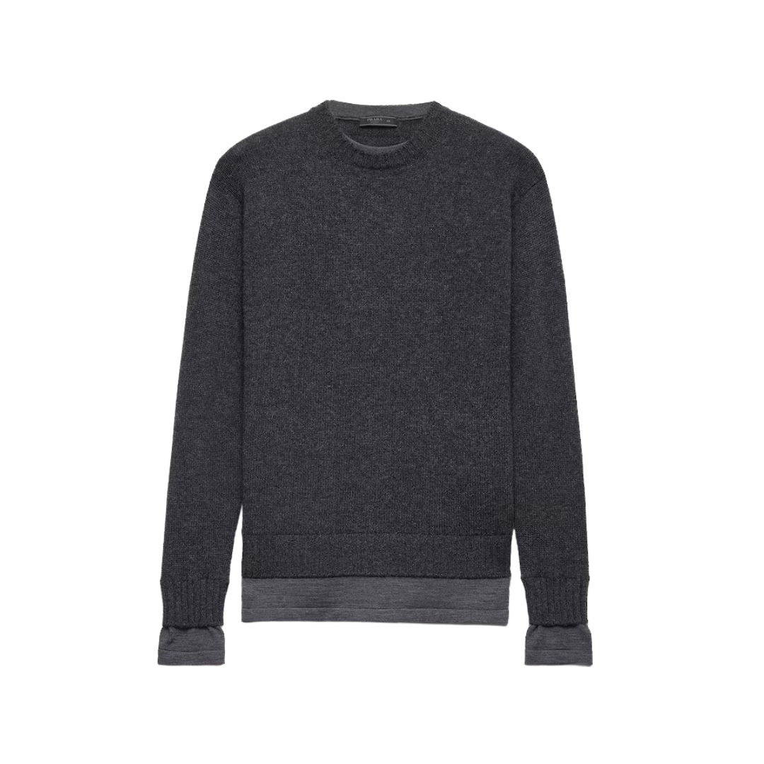 Fine Knit Anthrazitgrau