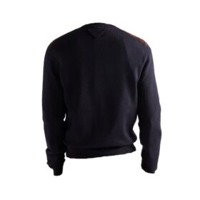 Suede Knit Marineblau