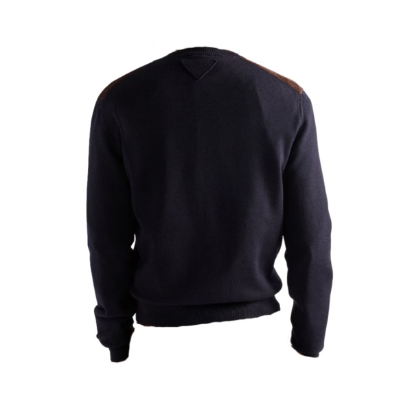 Suede Knit Marineblau