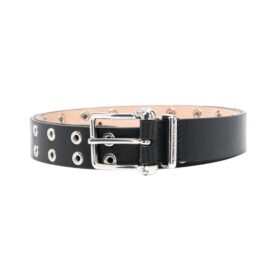 Eyelet-Studded Schwarz 3 cm