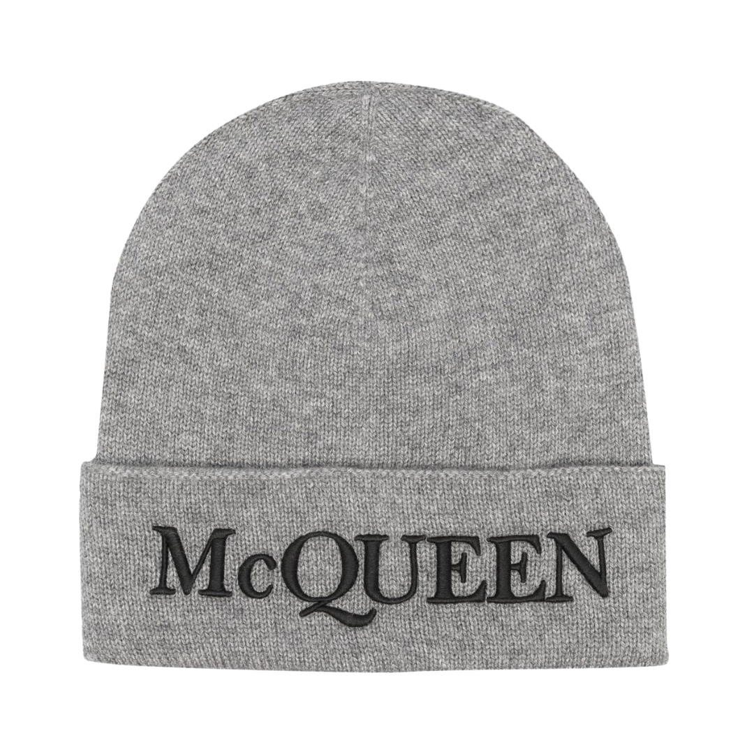 Embroidered-Logo Grau