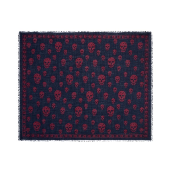 Skull Marineblau/Rot