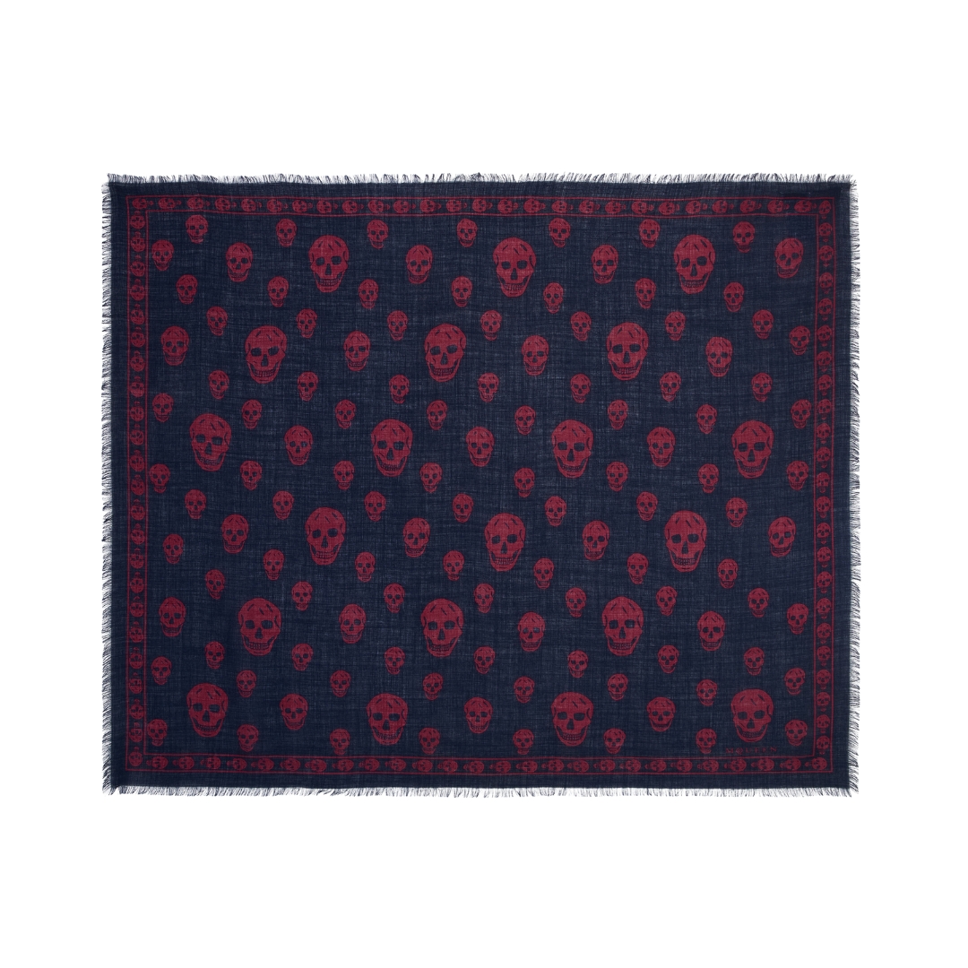 Skull Marineblau/Rot
