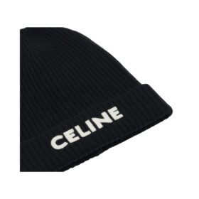 Ribbed Wool Schwarz