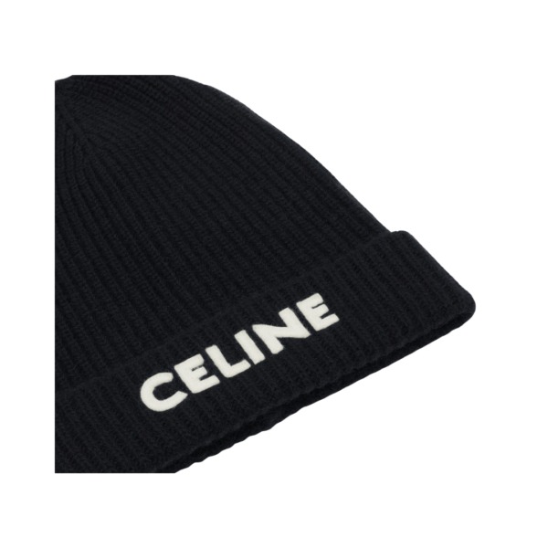 Ribbed Wool Schwarz