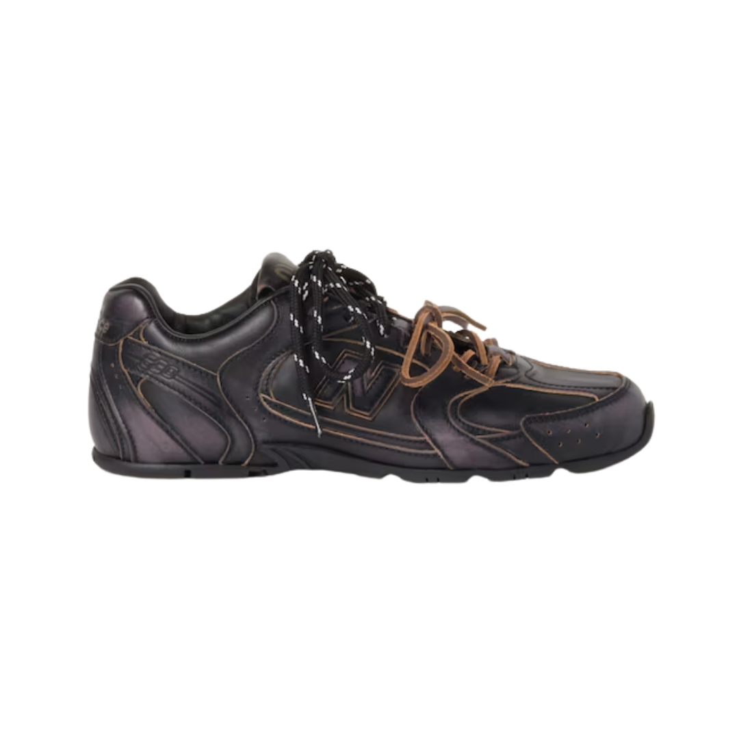 Leather Sneaker Schwarz