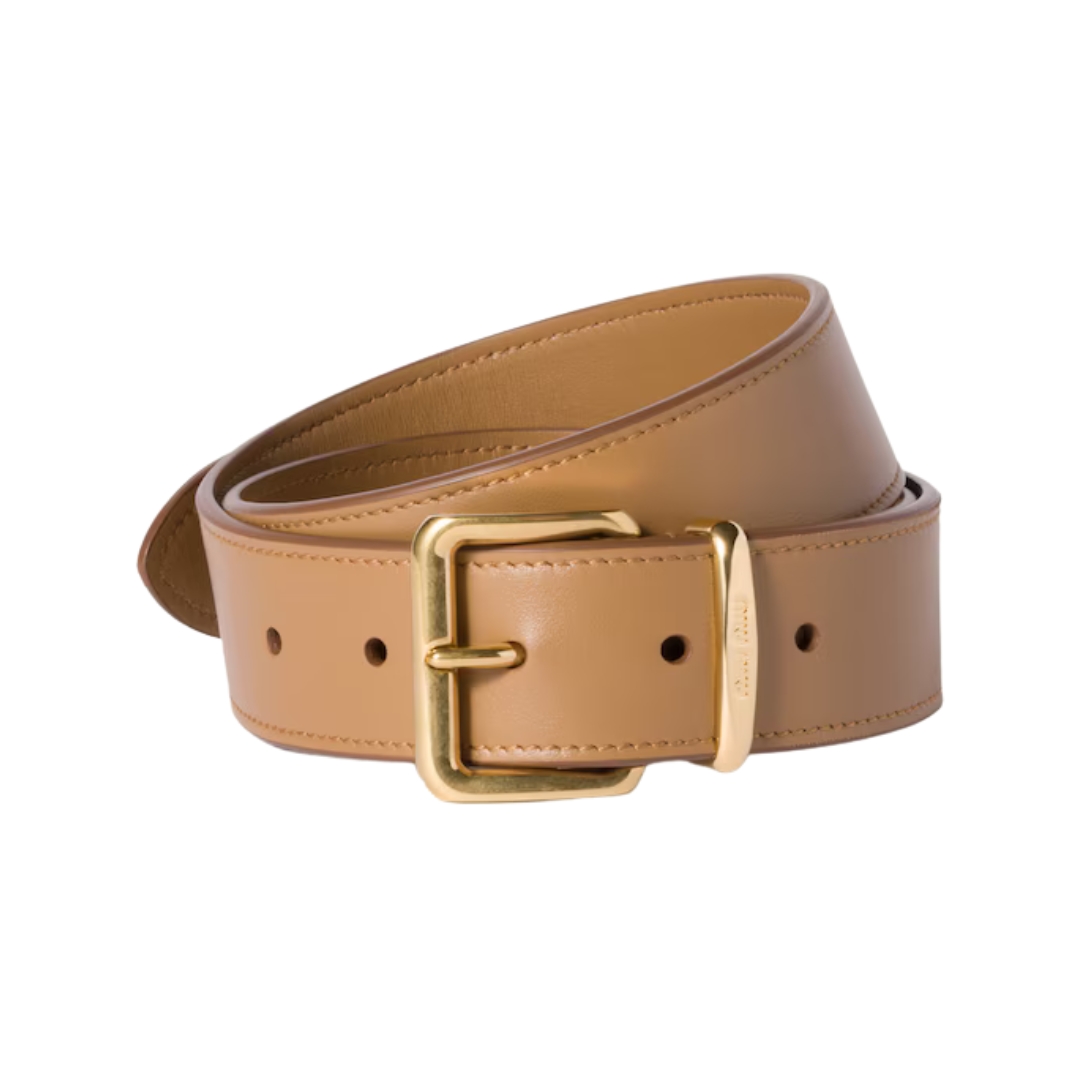 Leather Karamell 3.5 cm