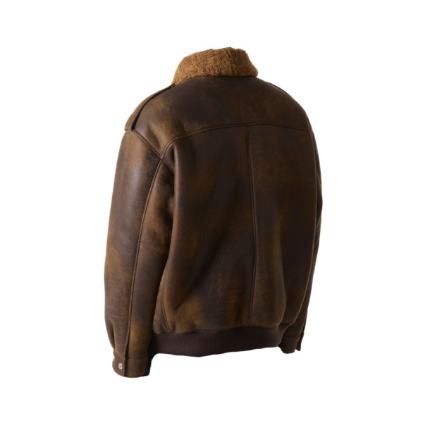 Shearling Blouson Braun