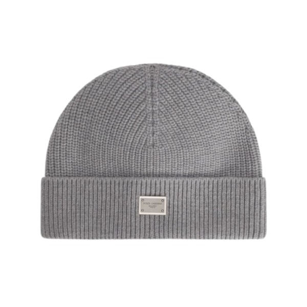 Knit Logo Tag Grau