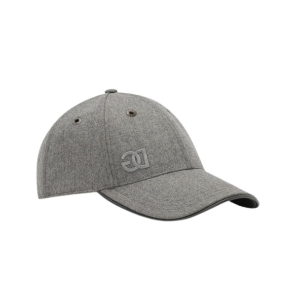 Flannel Baseball Grau