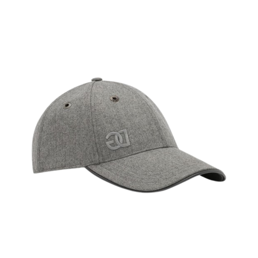 Flannel Baseball Grau