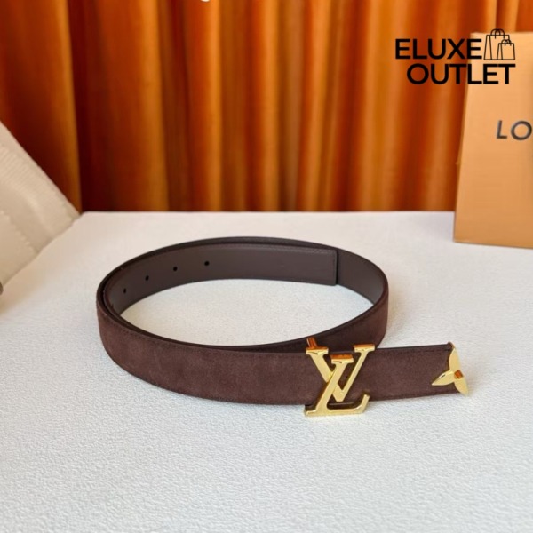 Pretty 30mm Chocolat Wildleder 3cm