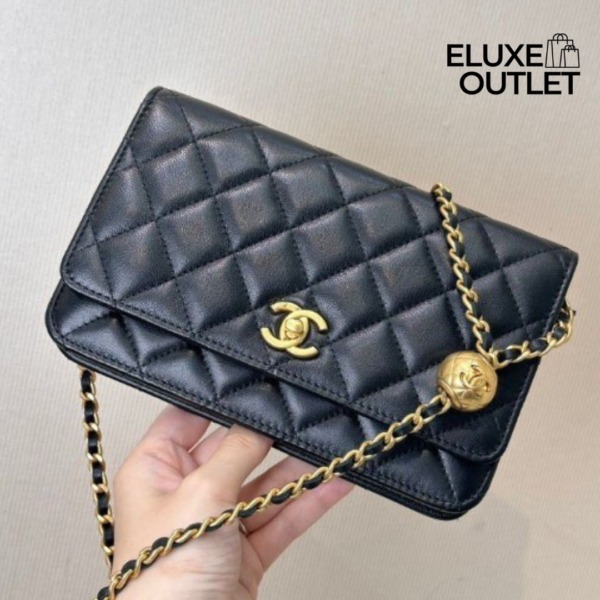 Lambskin CC Pearl Schwarz 19 cm
