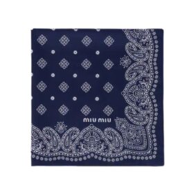 Graphic Poplin Marineblau